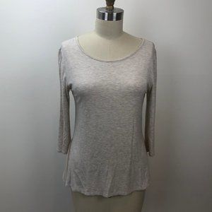 Knit Top with Pleated Back Detail